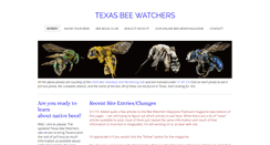 Desktop Screenshot of beewatchers.com